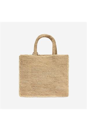 Colette Hand Bag In Raffia With Shoulder Trim MC2 SAINT BARTH | Crossbody Bags | COL001300222L